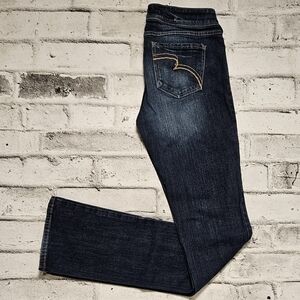 Brody Jeans Dark Wash Bootcut Jeans Stretch Denim Mid Rise Size 28